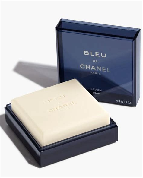 bleu de chanel savon|Chanel beauty book soap.